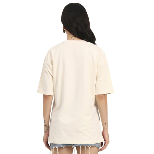 Strawberry Girl Embroidered Oversized Tee