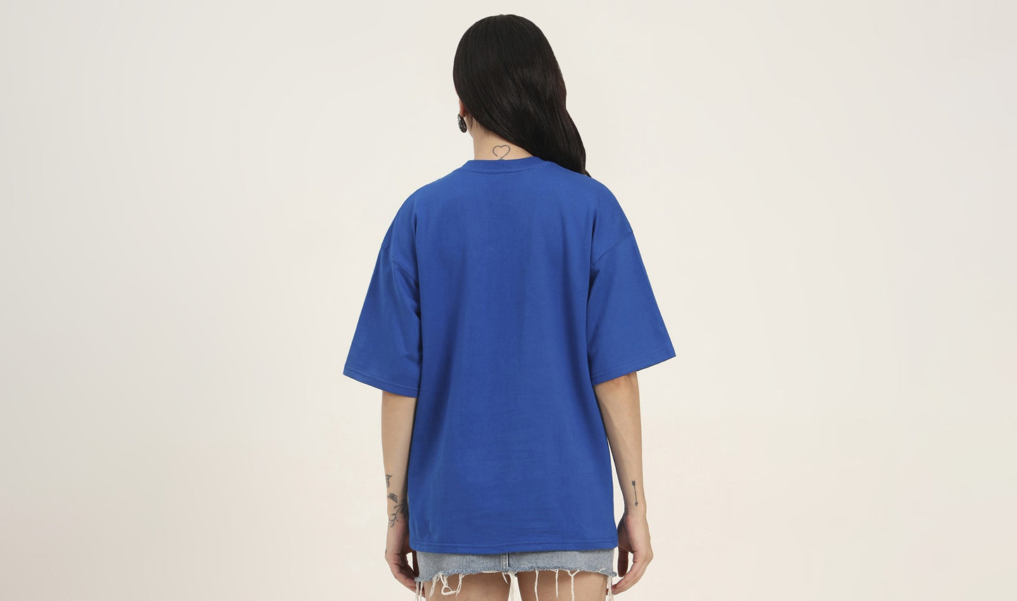 The Cobalt Oversized Statement Tee
