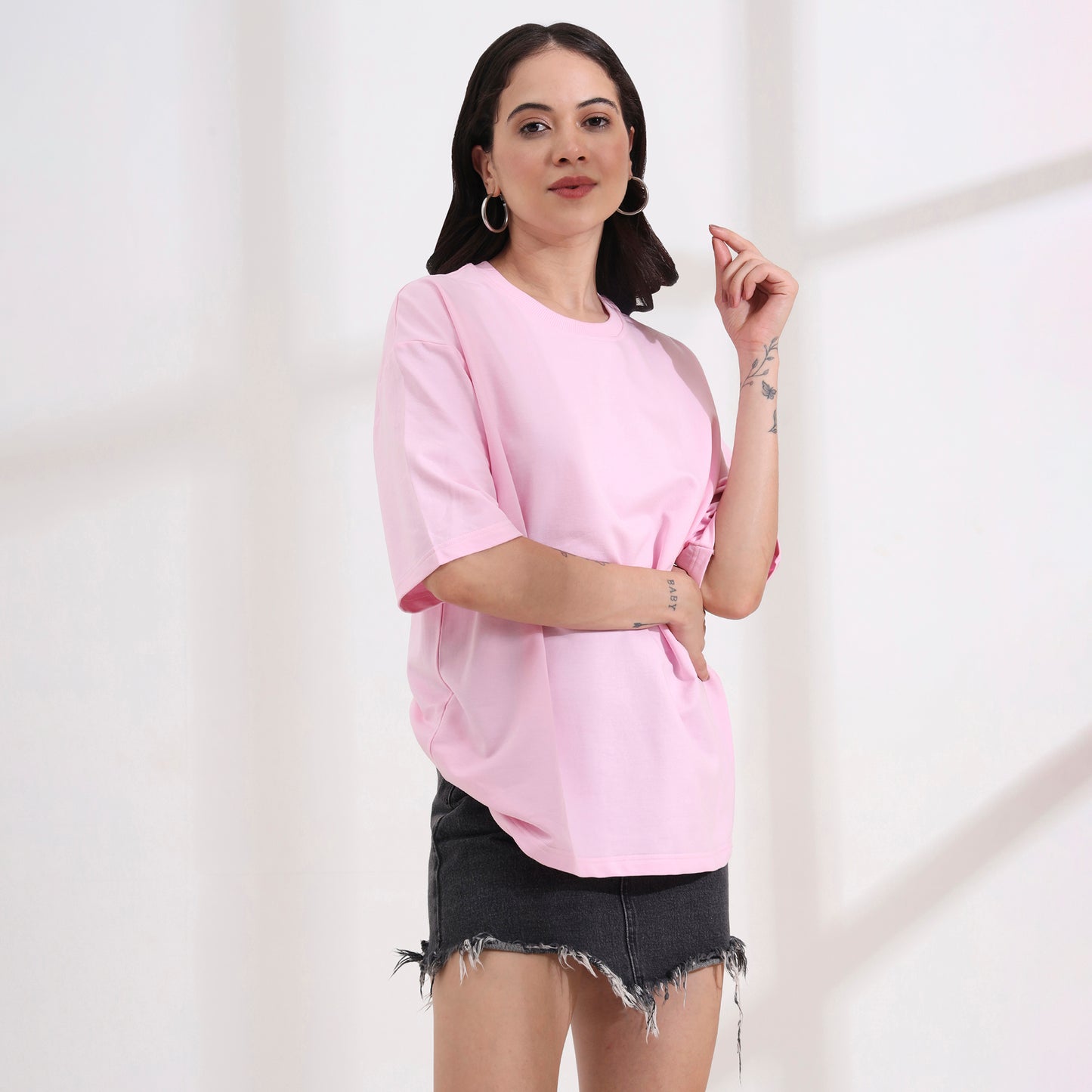 The Essential Pink Oversized T-Shirt