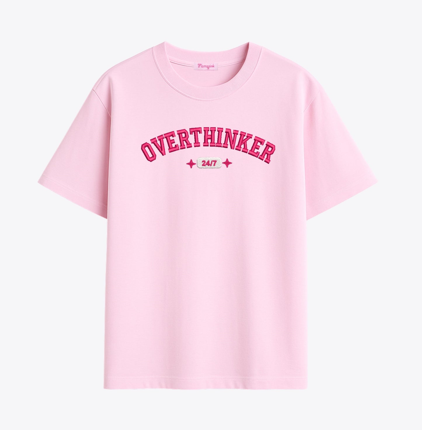 Overthinker 24/7 Embroidered T-Shirt