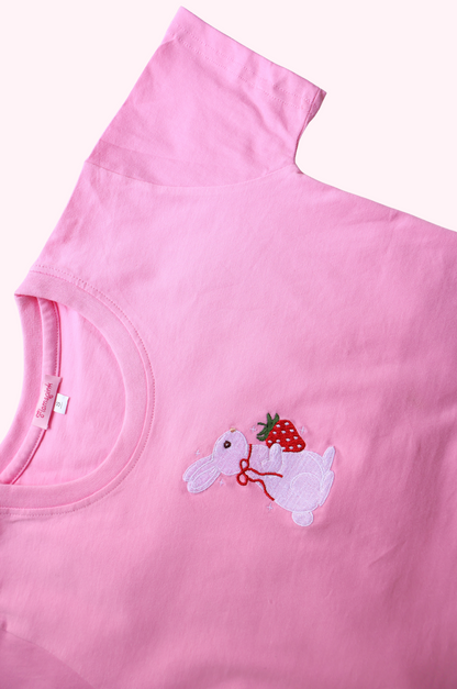 berry & bunny baby tee
