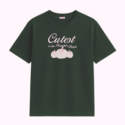 Cutest in the Pumpkin Patch Embroidered T-Shirt
