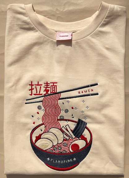 Ramen Bowl Embroidered T-Shirt