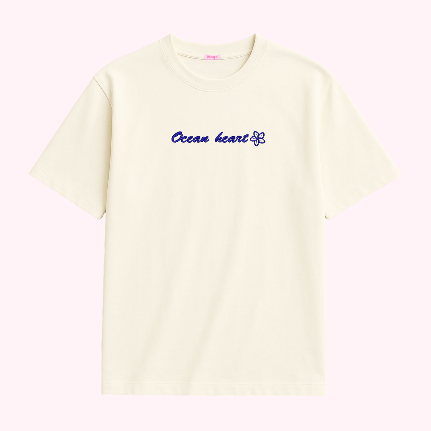 The Sea is Calling Embroidered T-Shirt