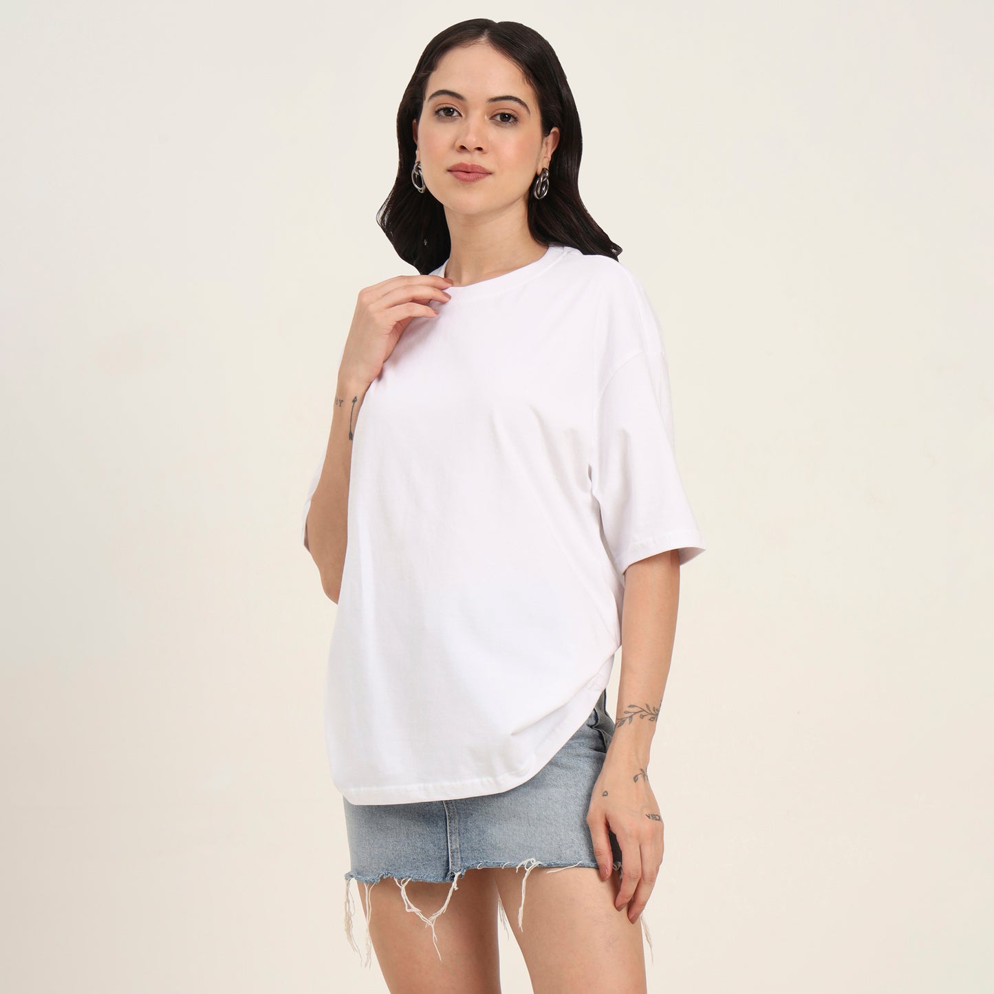 The Essential Oversized White Tee
