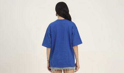 The Cobalt Oversized Statement Tee