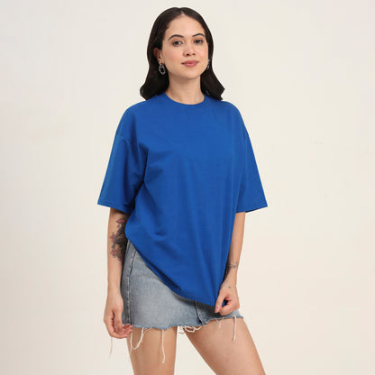The Cobalt Oversized Statement Tee