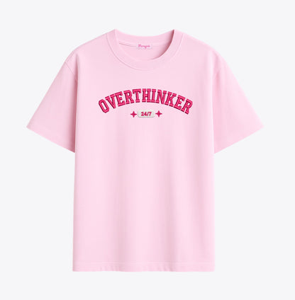 Overthinker 24/7 Embroidered T-Shirt