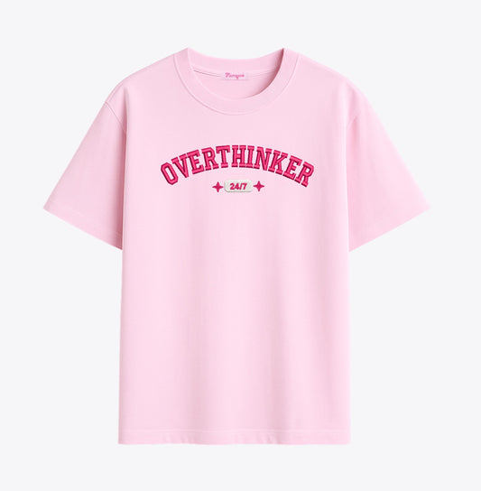 Overthinker 24/7 Embroidered T-Shirt
